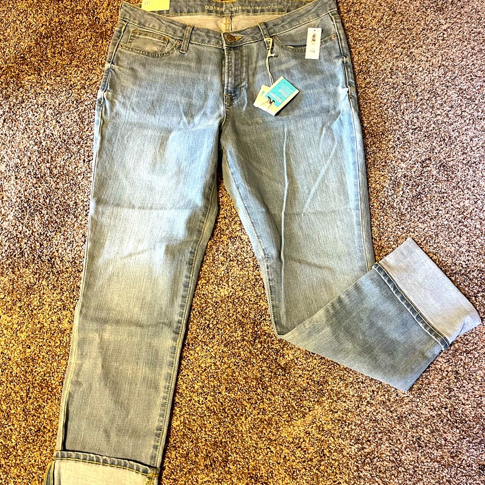 NWT - Boyfriend Straight leg Jeans